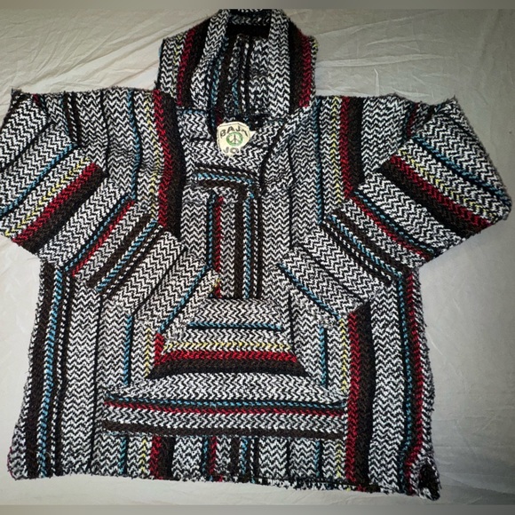 Baja Joe Vintage Poncho - Picture 1 of 6
